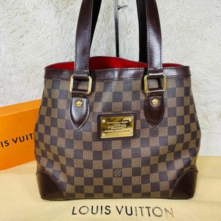 ヴィトン(LOUIS VUITTON) ダミエ トートバッグ(レディース)(スエード