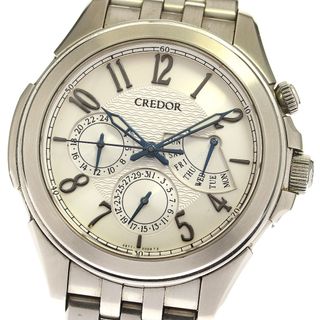 セイコー(SEIKO)の訳あり セイコー SEIKO GCBG971/4S77-00C0 クレドール パシフィーク デイデイト レトログラード 自動巻き メンズ 箱・保証書付き_773876(腕時計(アナログ))