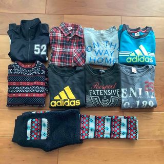 adidas - 9点まとめ売り 秋冬服 男の子セット 130cmの通販|ラクマ