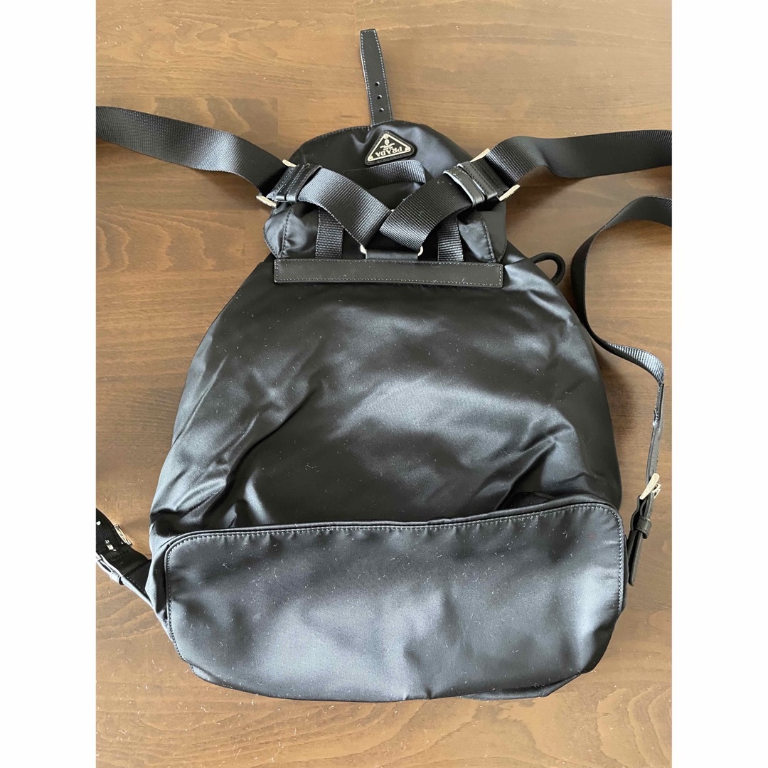 プラダ PRADA バックパック 1BZ811 ブラック ナイロン レザー