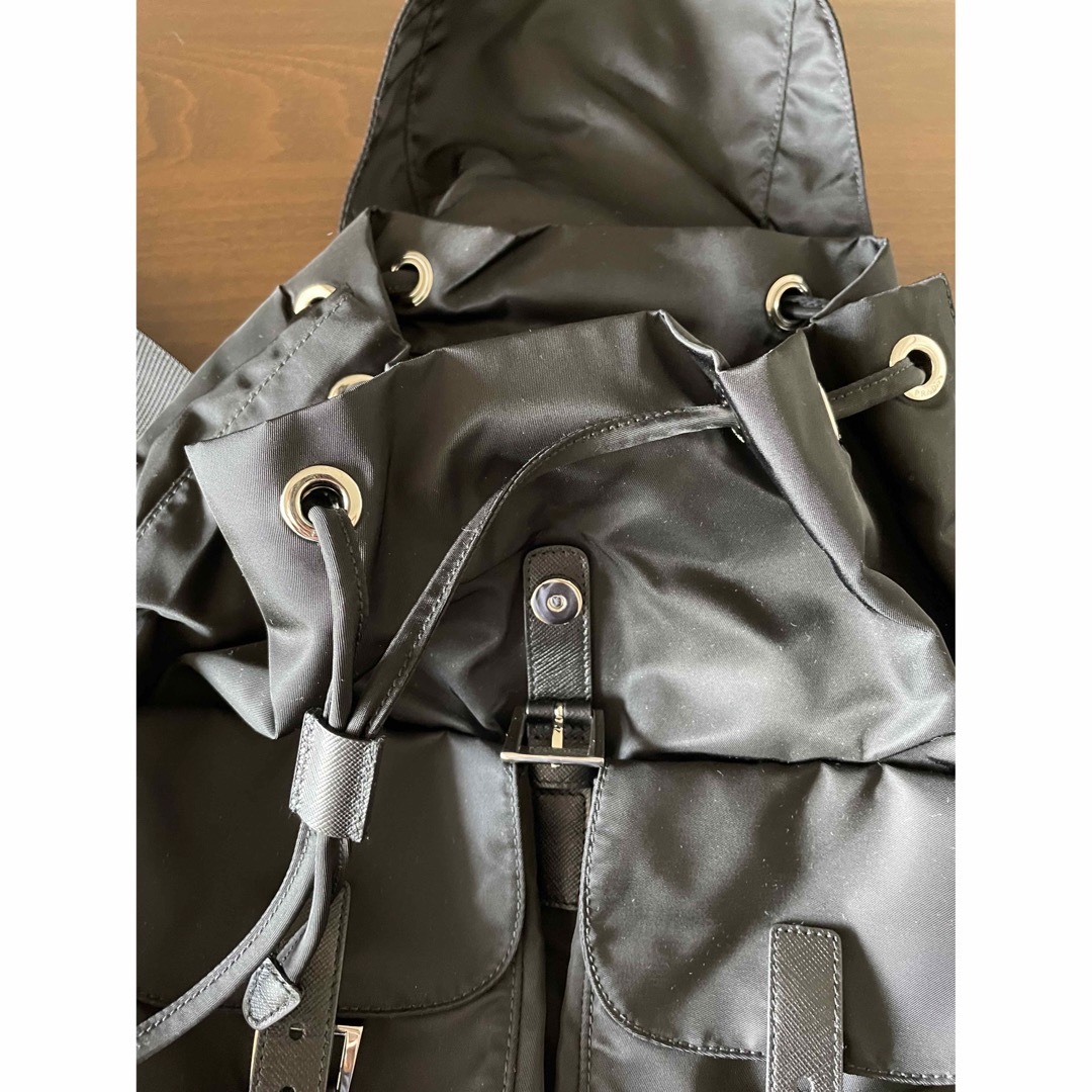 プラダ PRADA バックパック 1BZ811 ブラック ナイロン レザー