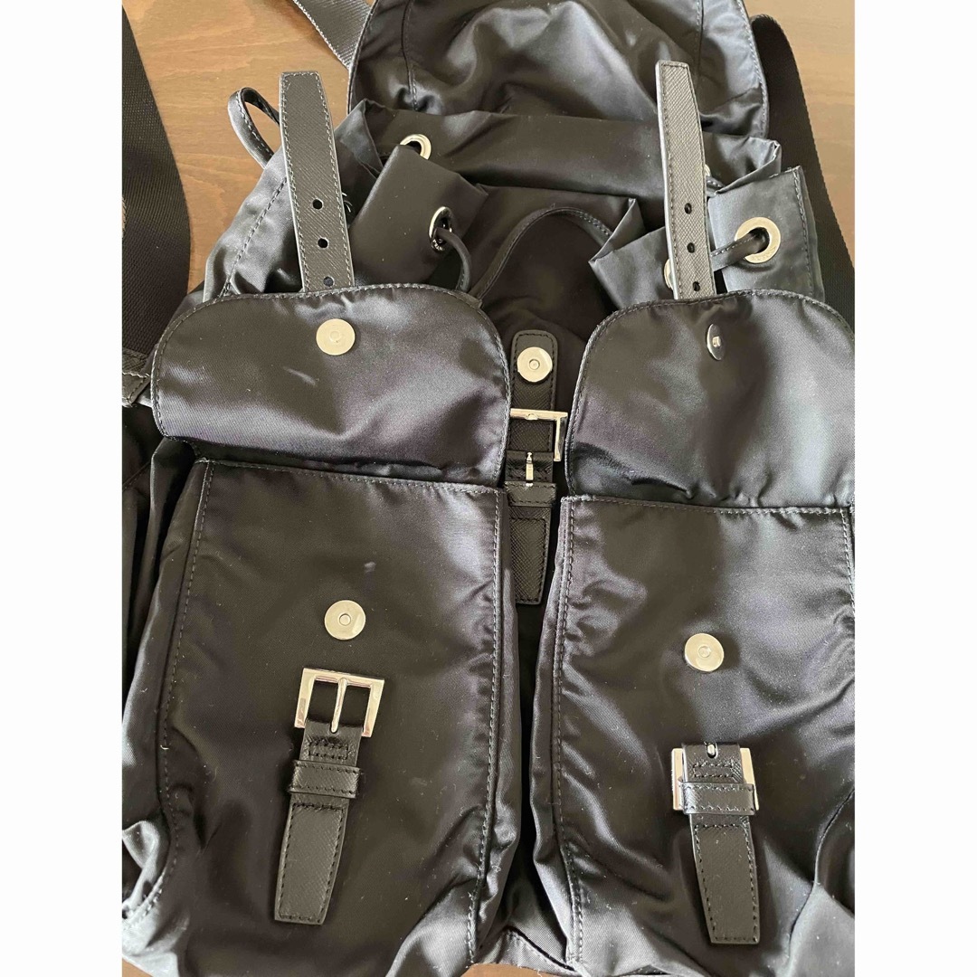 プラダ PRADA バックパック 1BZ811 ブラック ナイロン レザー