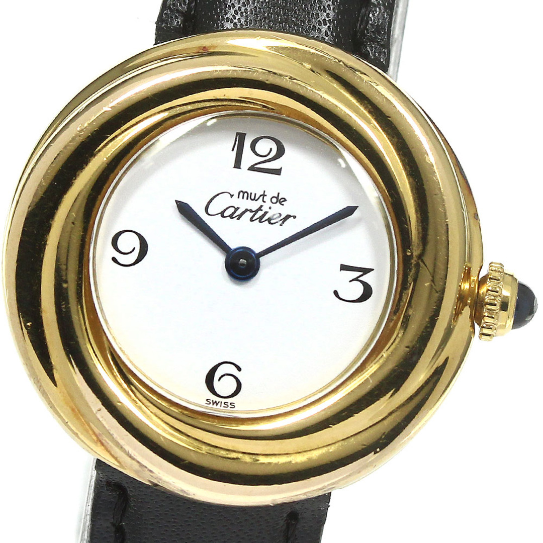 カルティエ Cartier マストトリニティ  ヴェルメイユ レディース QZ 腕時計