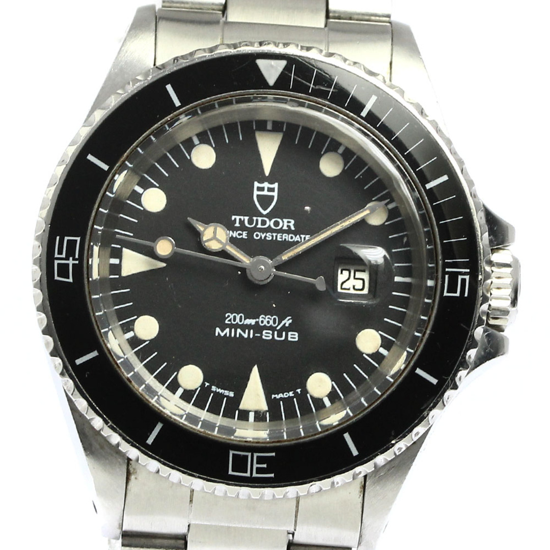 チュードル TUDOR 94400 ミニサブ Cal.2671 デイト 自動巻き ボーイズ _763772ブラックムーブメント