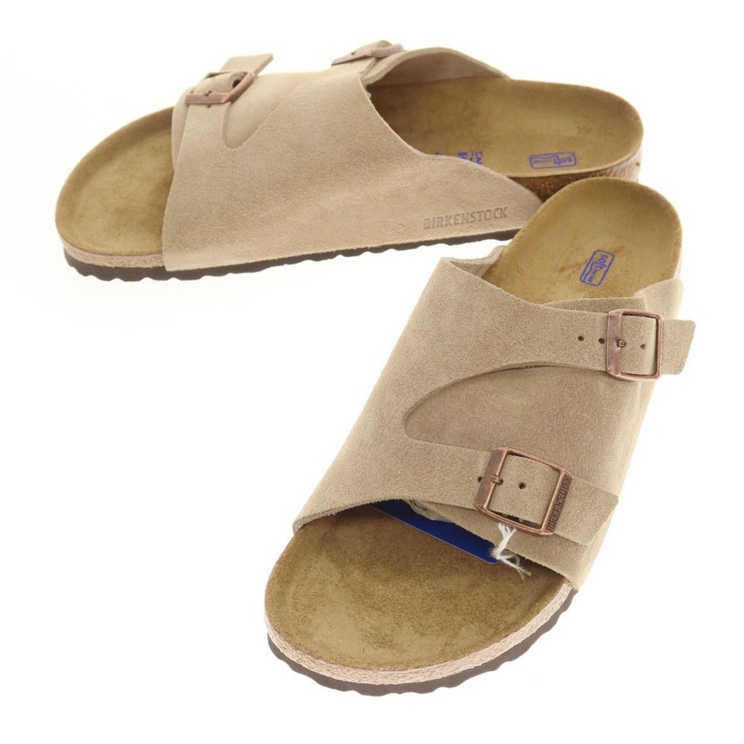 【未使用】ビルケンシュトック BIRKENSTOCK Zurich スエード サンダル ベージュ【サイズ27】【メンズ】