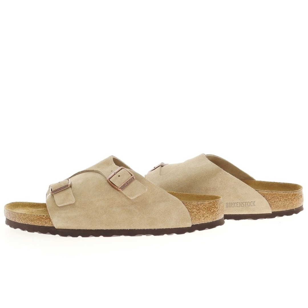 BIRKENSTOCK(ビルケンシュトック)の【中古】【未使用】ビルケンシュトック BIRKENSTOCK Zurich スエード サンダル ベージュ【サイズ27】【メンズ】 メンズの靴/シューズ(サンダル)の商品写真