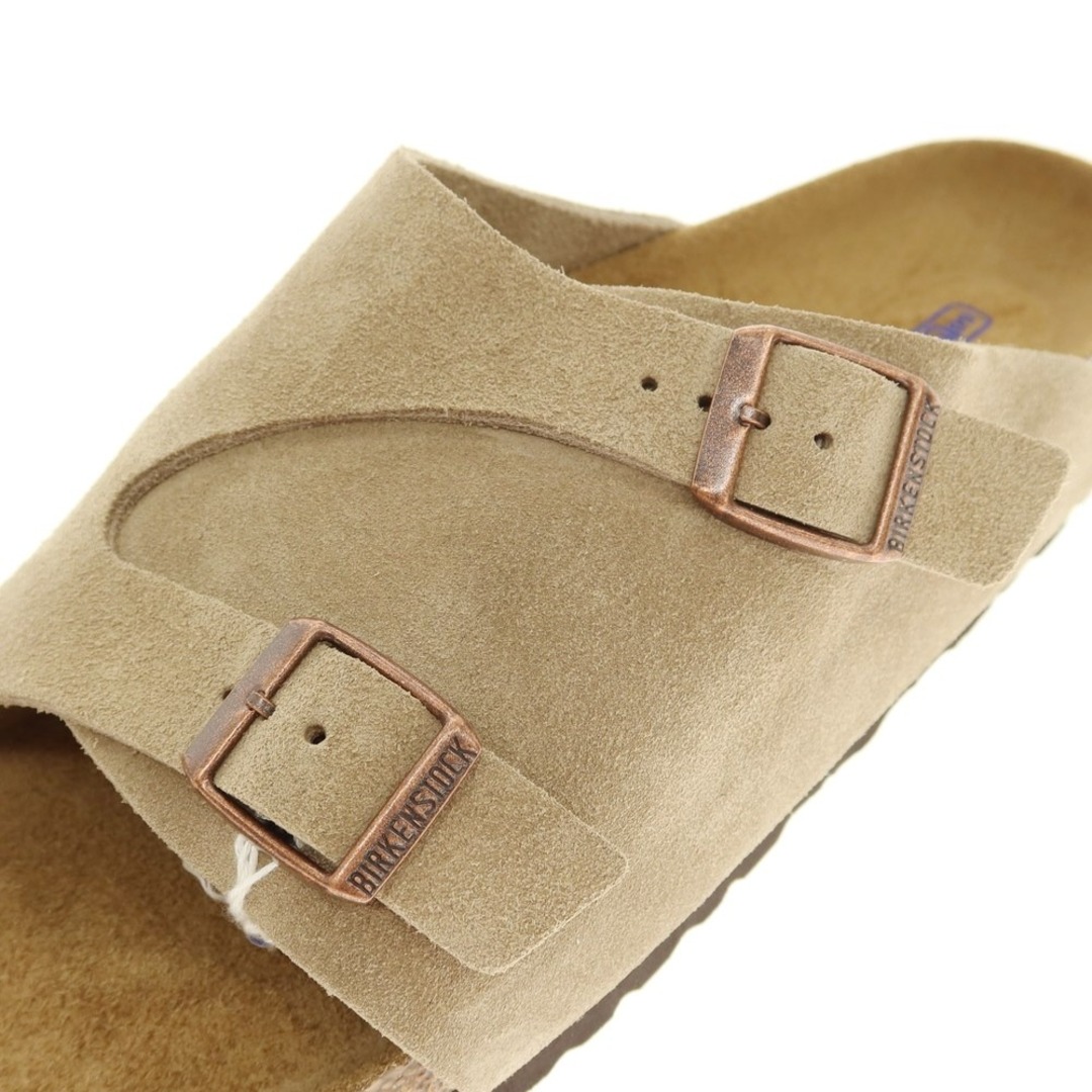 【未使用】ビルケンシュトック BIRKENSTOCK Zurich スエード サンダル ベージュ【サイズ27】【メンズ】 6