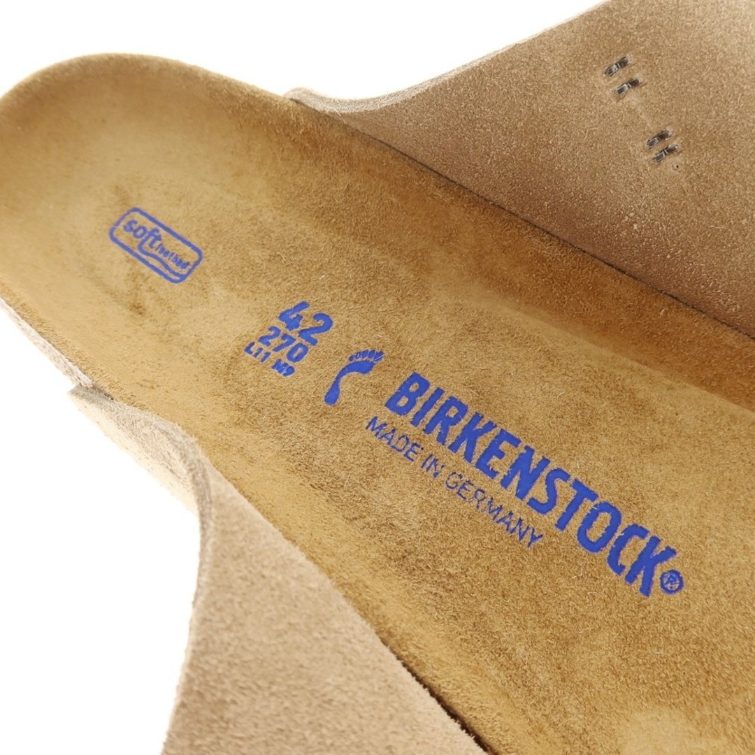 【未使用】ビルケンシュトック BIRKENSTOCK Zurich スエード サンダル ベージュ【サイズ27】【メンズ】 7