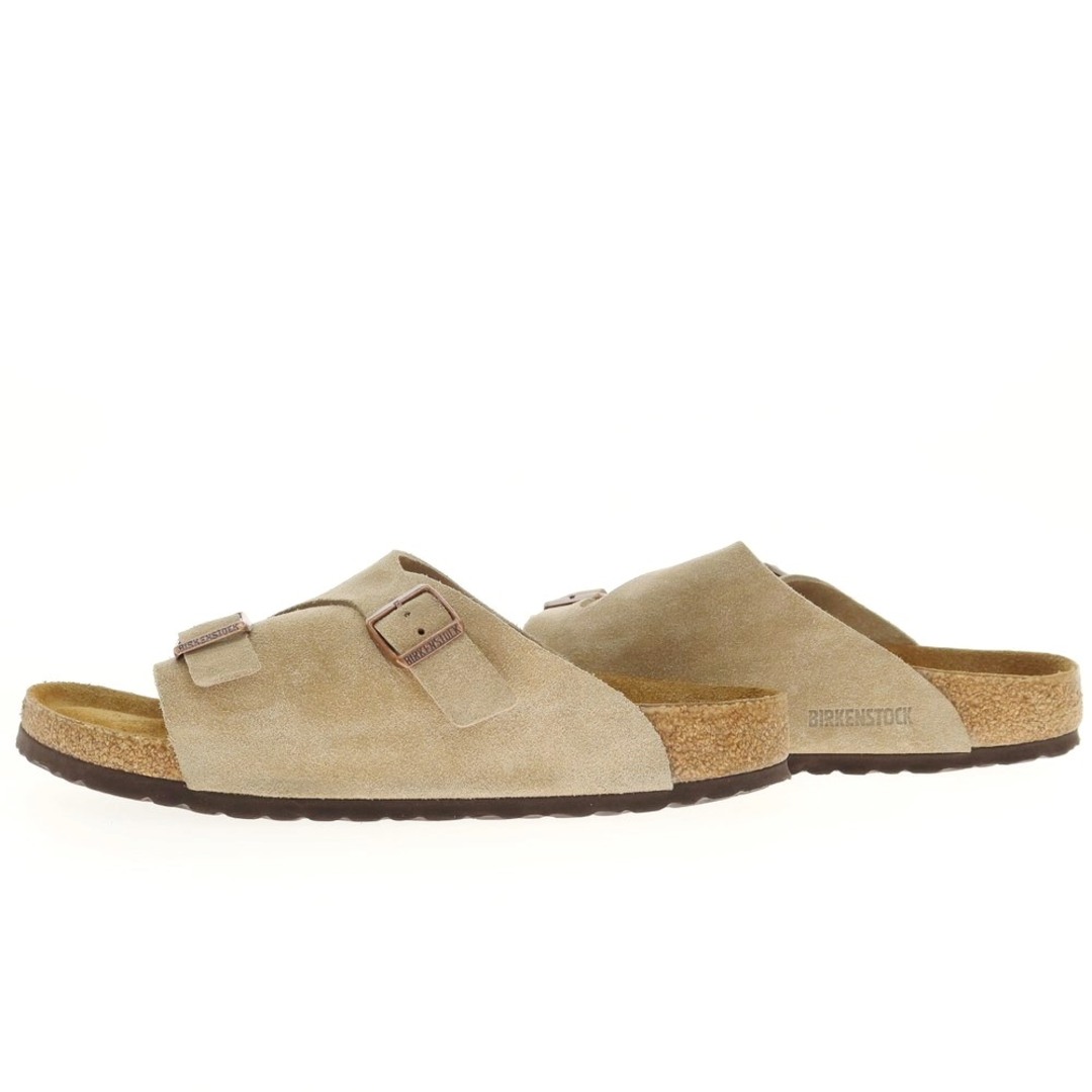 【未使用】ビルケンシュトック BIRKENSTOCK Zurich スエード サンダル ベージュ【サイズ27】【メンズ】