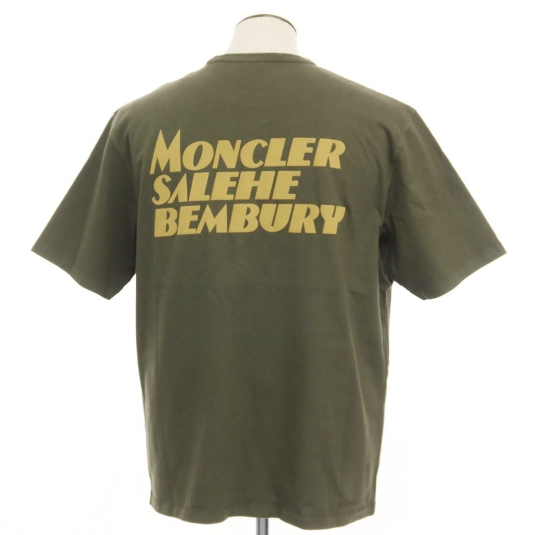 モンクレール ジーニアス MONCLER GENIUS 2023年春夏 × Salehe Bembury 半袖 クルーネック Ｔシャツ オリーブ【サイズL】【メンズ】