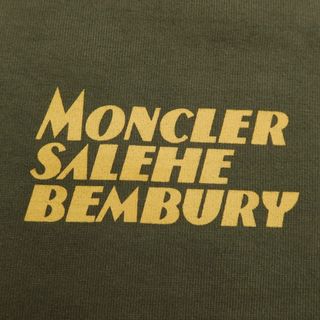 モンクレール ジーニアス MONCLER GENIUS 2023年春夏 × Salehe Bembury 半袖 クルーネック Ｔシャツ オリーブ【サイズL】【メンズ】