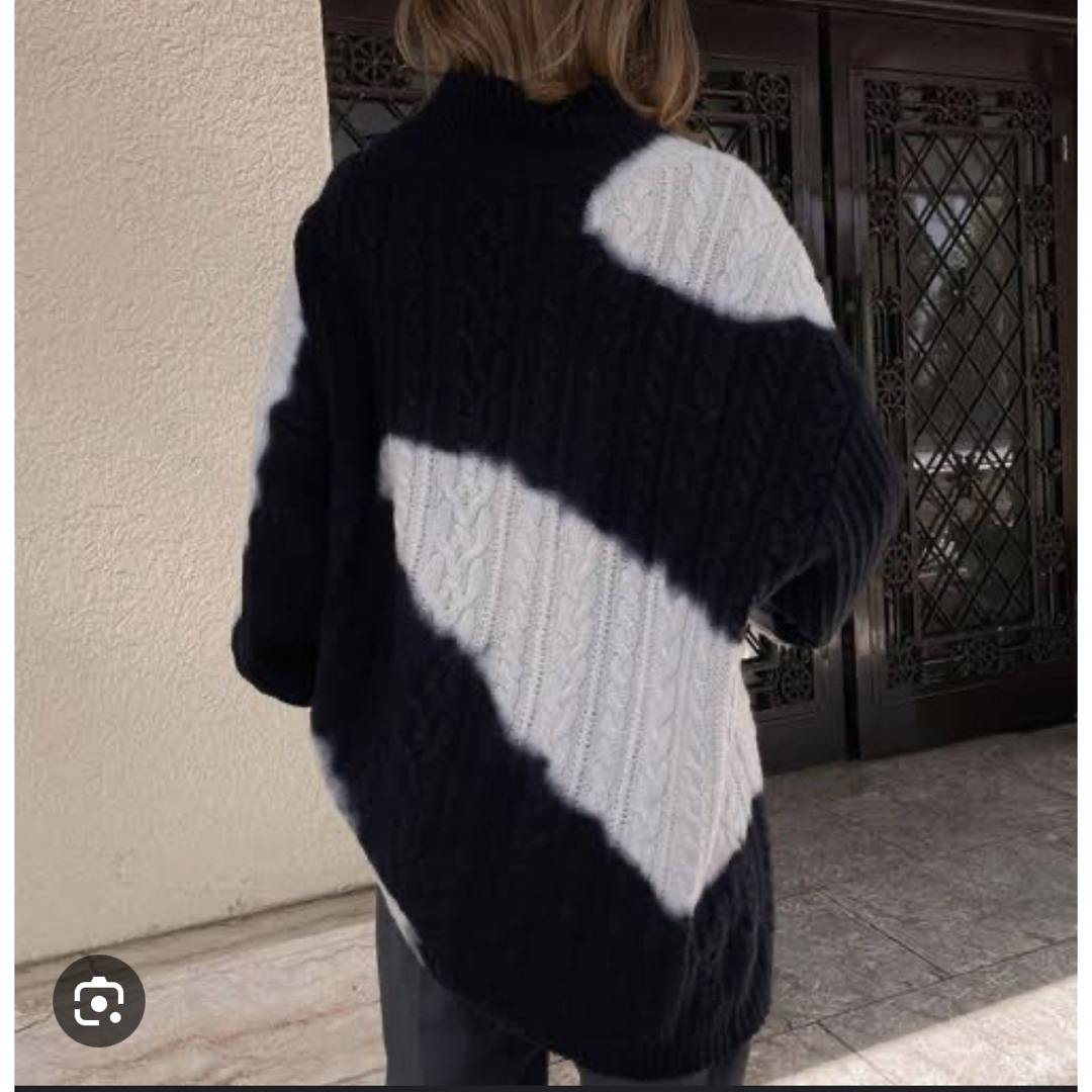 Ameri VINTAGE(アメリヴィンテージ)のアメリヴィンテージ　TIE DYE CABLE KNIT レディースのトップス(ニット/セーター)の商品写真