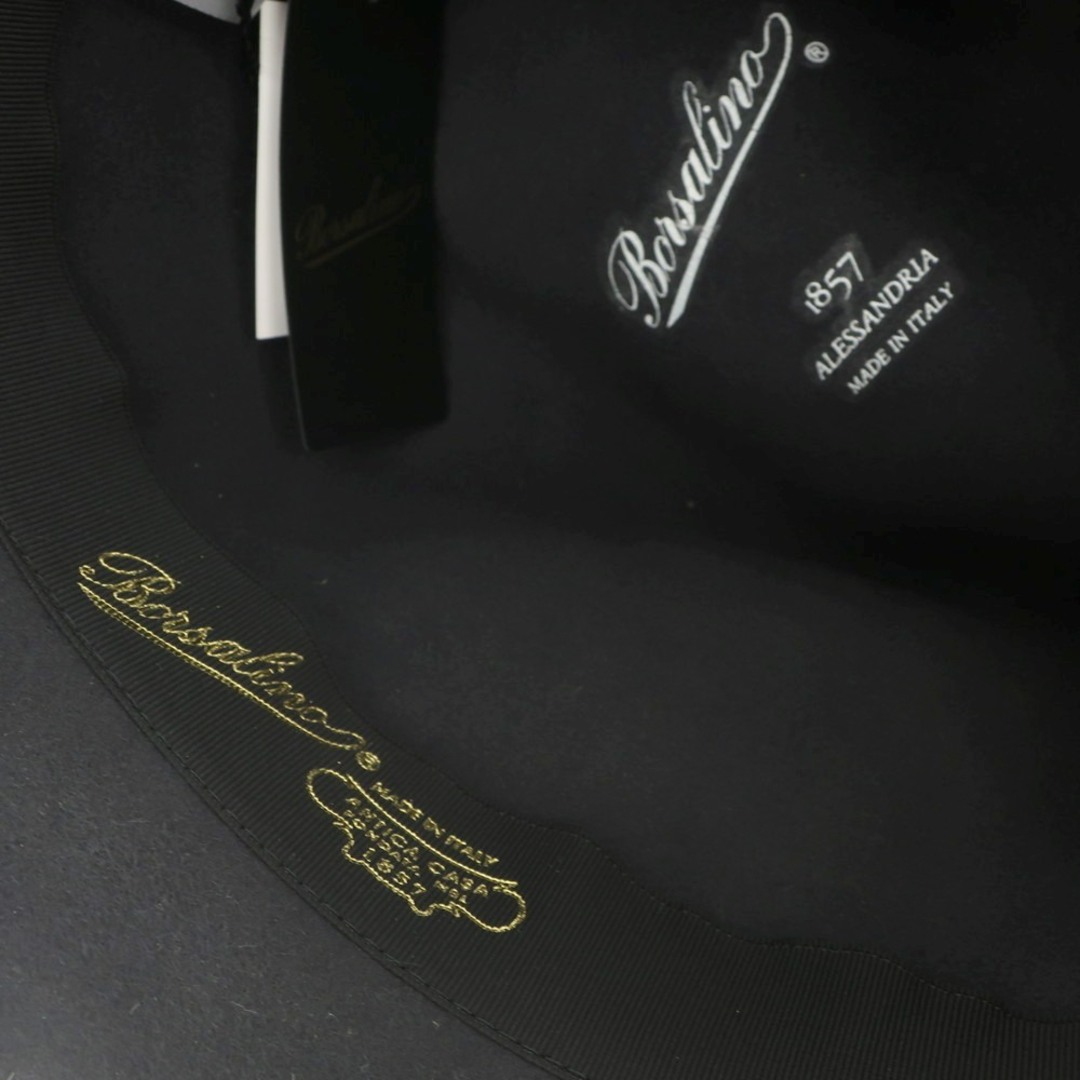 Borsalino - 【新品】ボルサリーノ Borsalino ラビットファー 中折れ