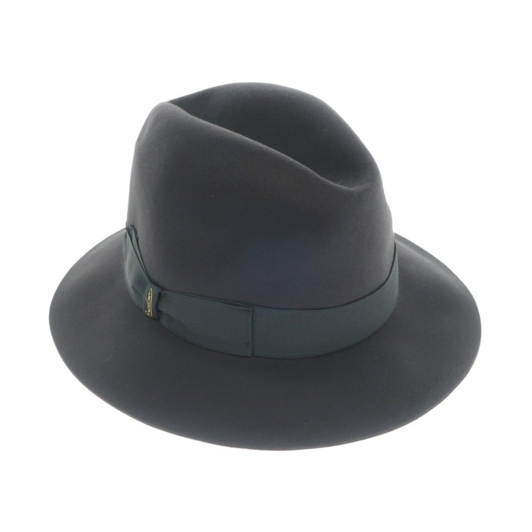 Borsalino(ボルサリーノ)の【新品アウトレット】ボルサリーノ Borsalino ラビットファー 中折れフェルトハット ダーククールグレー【サイズ57】【メンズ】 メンズの帽子(ハット)の商品写真