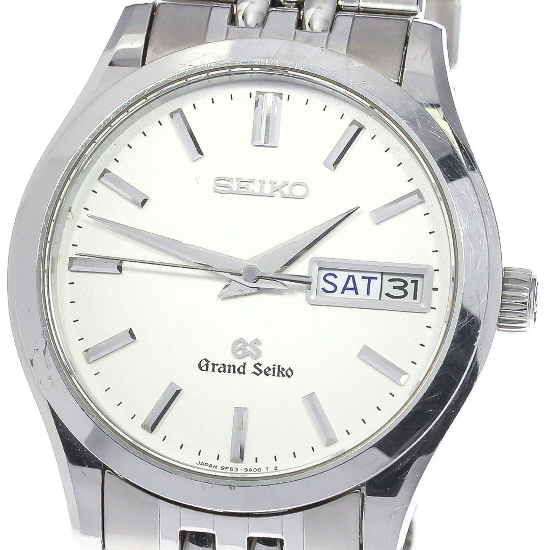 軽いダメージシミ尾錠バックルジャンク セイコー SEIKO SBGT001/9F83-9A00 グランドセイコー デイデイト クォーツ メンズ _774817