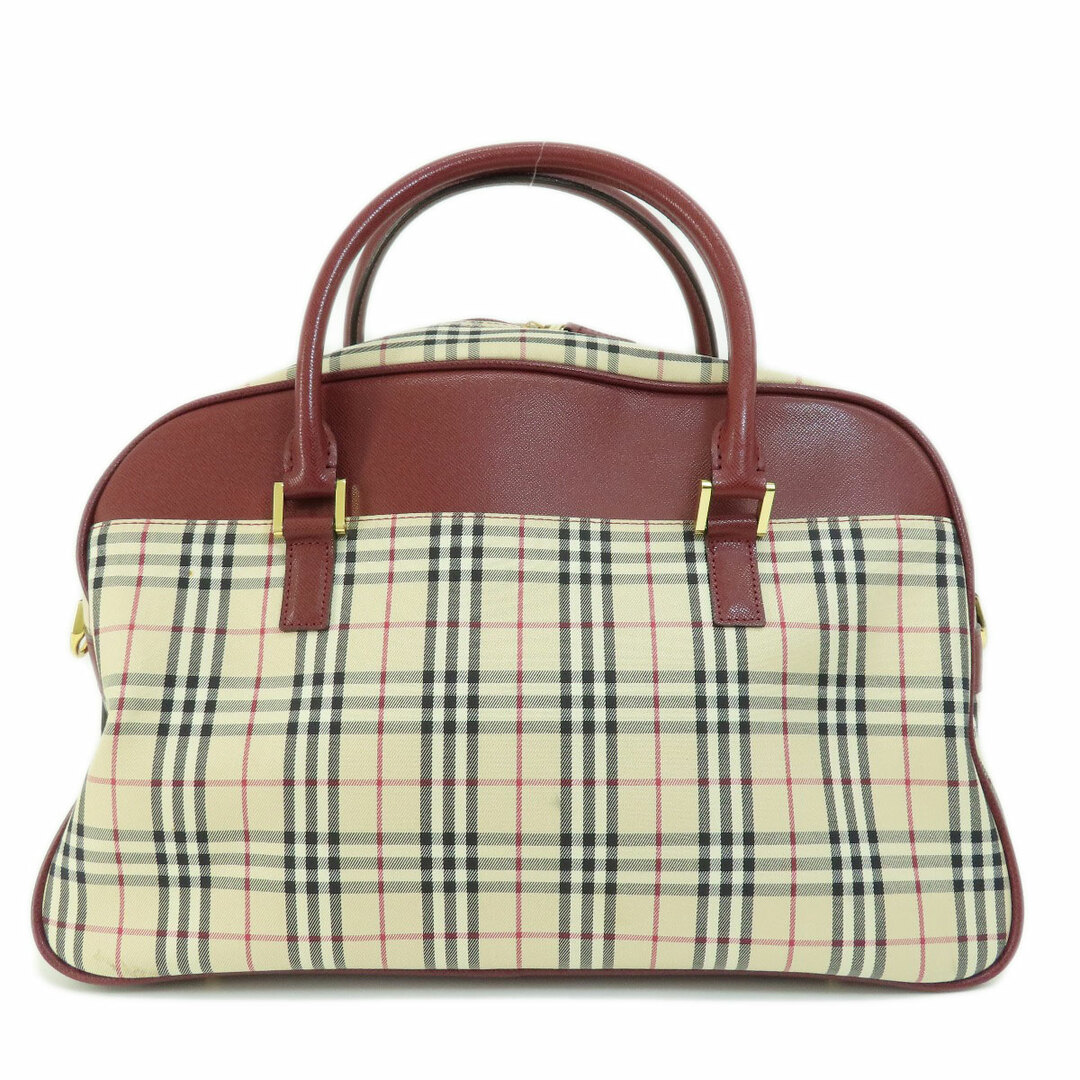 BURBERRY - BURBERRY ノバチェック ボストンバッグ キャンバス
