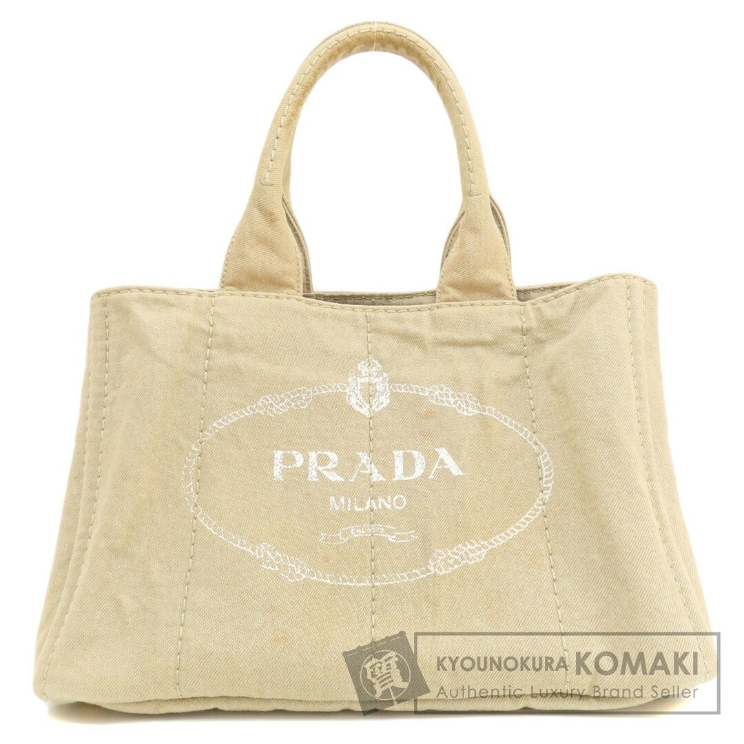 PRADA カナパ トートバッグ キャンバス レディース - トートバッグ