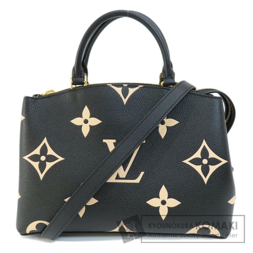 LOUIS VUITTON M58913 プティパレPM ブラック ベージュ ハンドバッグ アンプラント レディースアンプラントサイズ