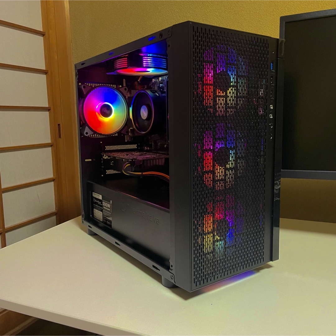 ASUS   光る高性能ゲーミングPC  RYZEN3  × GTXの通販 by