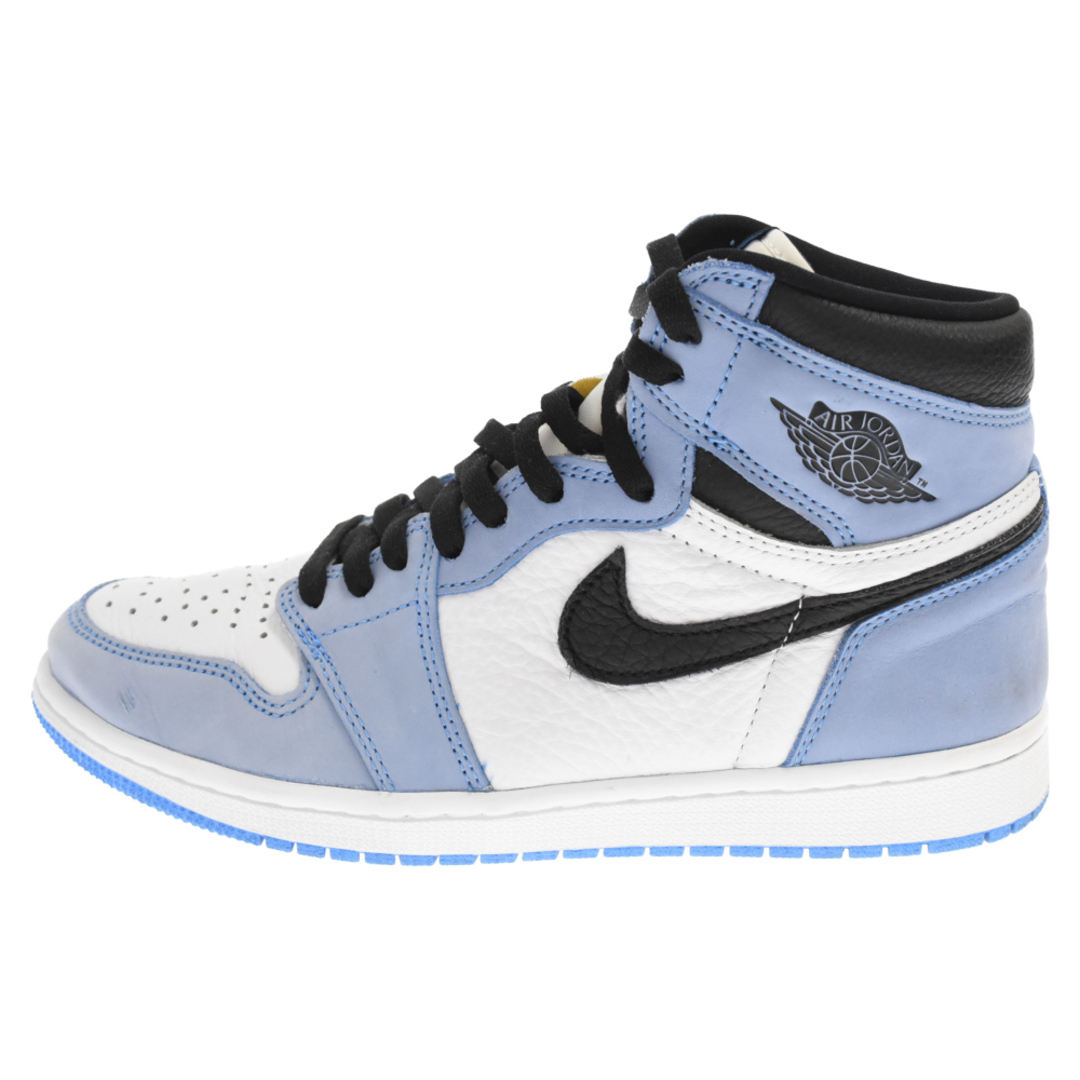 NIKE ナイキ AIR JORDAN 1 RETRO HIGH OG UNIVERCITY BLUE エアジョーダン1ハイユニバーシティーブルー ハイカットスニーカー ブルー/ホワイト US8.5/26.5cm 555088-134