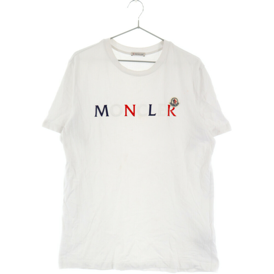 MONCLER - MONCLER モンクレール フロントロゴプリントクルーネック