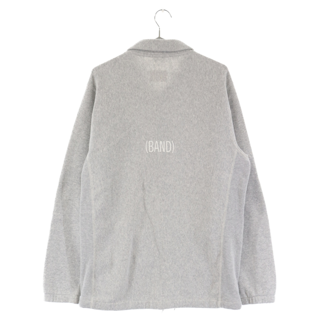 Champion(チャンピオン)のCHAMPION チャンピオン ×BAND OF OUTSIDERS REVERSE WEAVE×バンドオブアウトサイダーズ リバースウィーブ コットンコーチジャケット ブルゾン スウェット C8-G605 グレー メンズのジャケット/アウター(フライトジャケット)の商品写真