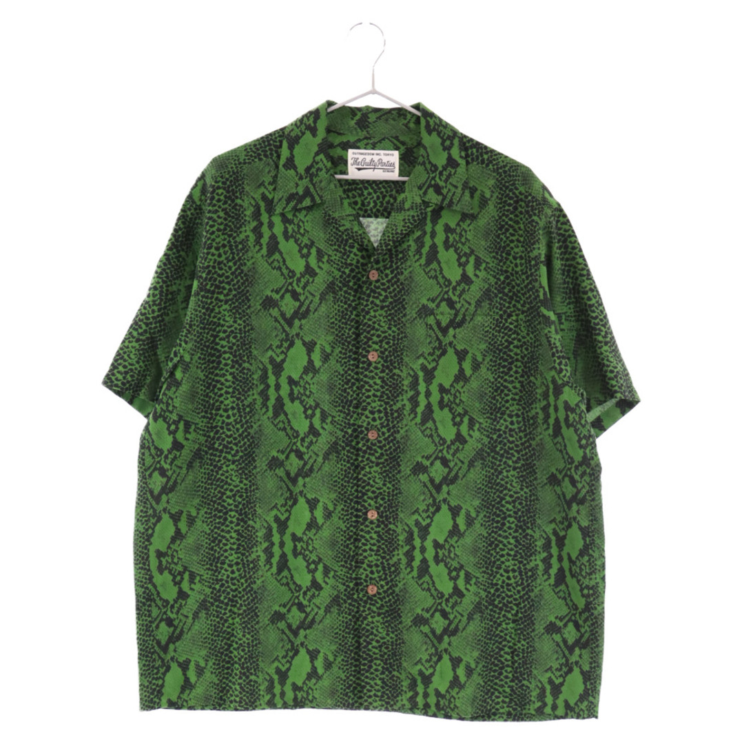 WACKO MARIA ワコマリア PYTHON HAWAIIAN SHIRT パイソン ハワイアン 半袖シャツ グリーン