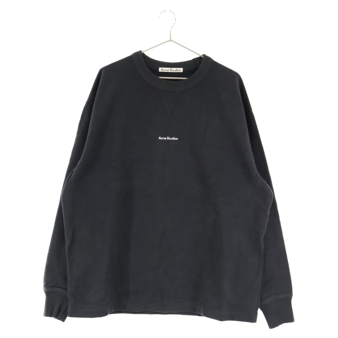 Acne Studios 黒オーバーサイズスウェットトレーナー