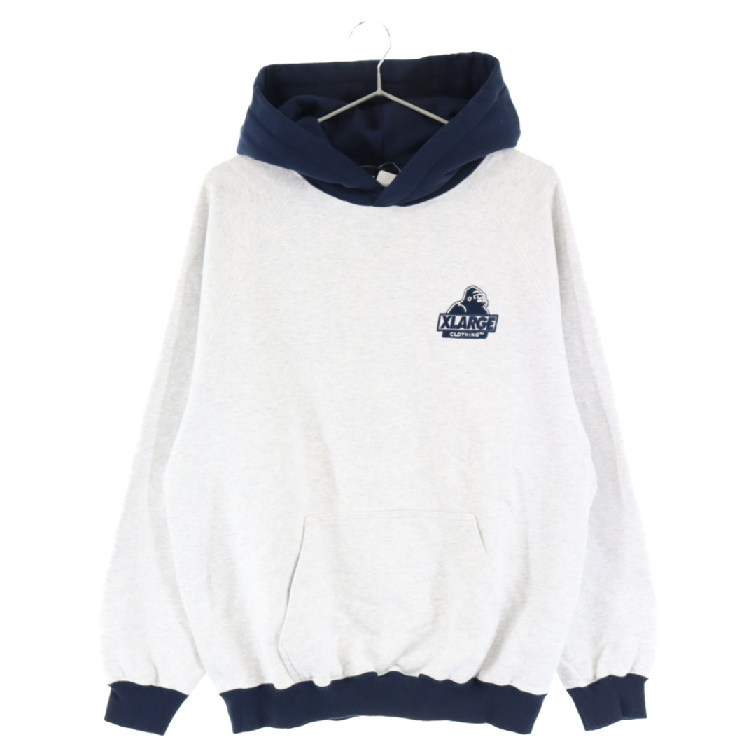 未使用 X-LARGE TWO TONE PULLOVER HOODED