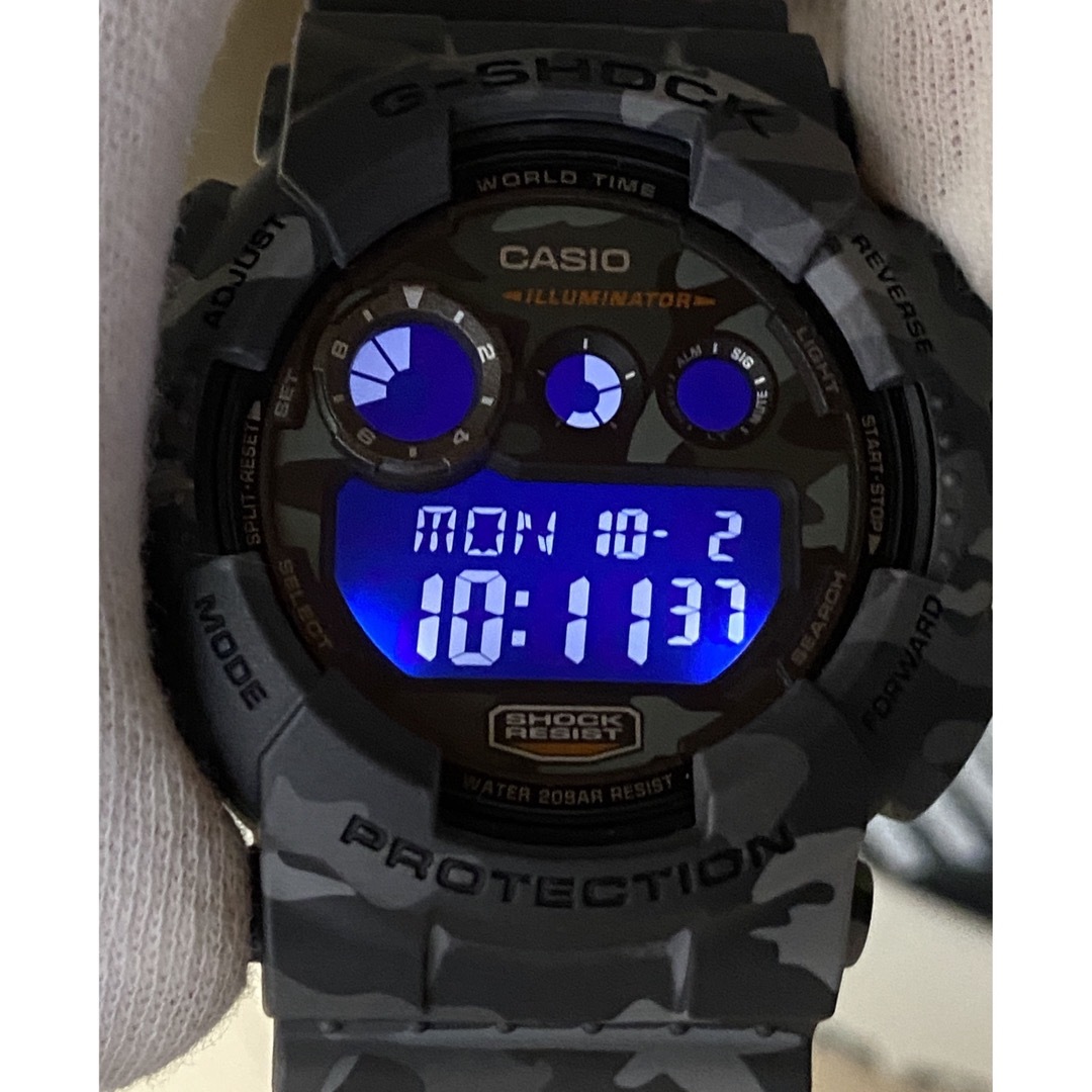 デカG/G-SHOCK/GD-120CM/限定/迷彩/ミリタリー/グレー/未使用 | フリマアプリ ラクマ