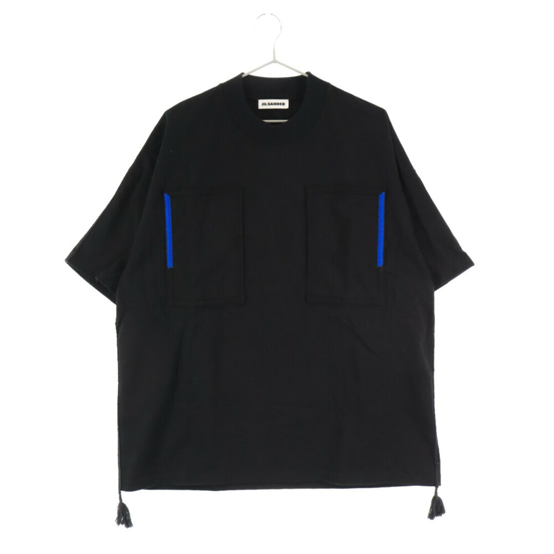 JIL SANDER ジルサンダー 20SS ダブルポケットビッグTシャツ ブラック JSMQ707016