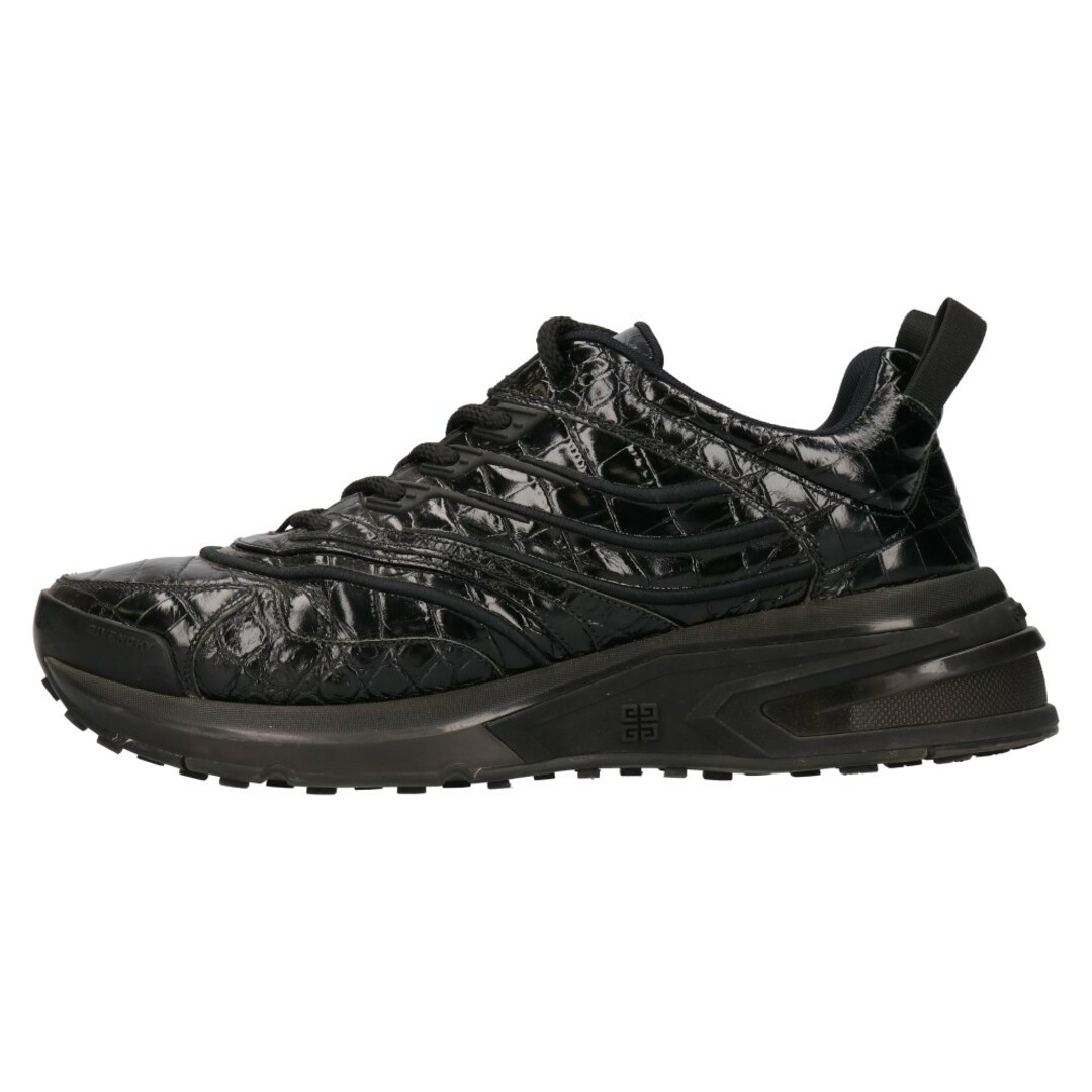 GIVENCHY ジバンシィ GIV 1 SNEAKERS レザー ローカットスニーカー BH004WH0V8‐00142 ブラック