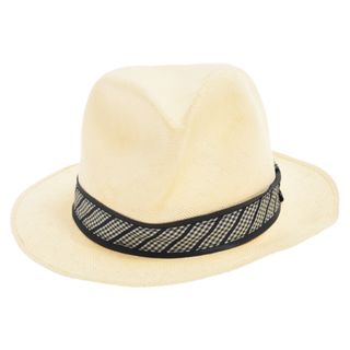 ボルサリーノ(Borsalino)のBorsalino ボルサリーノ ストライプリボンペーパーハット ホワイト(ハット)