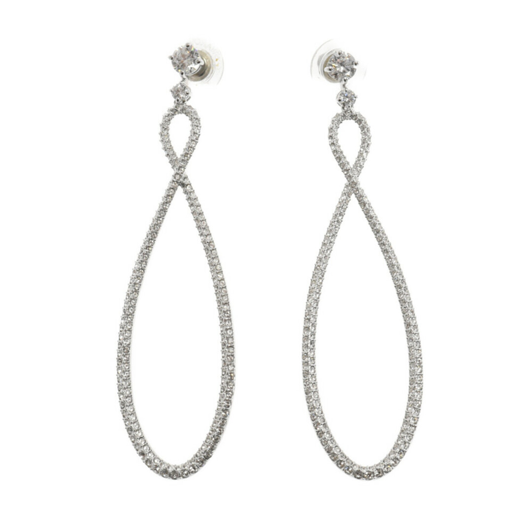 SWAROVSKI スワロフスキー Infinity Pierced Hoop インフィニティ フープピアス シルバー