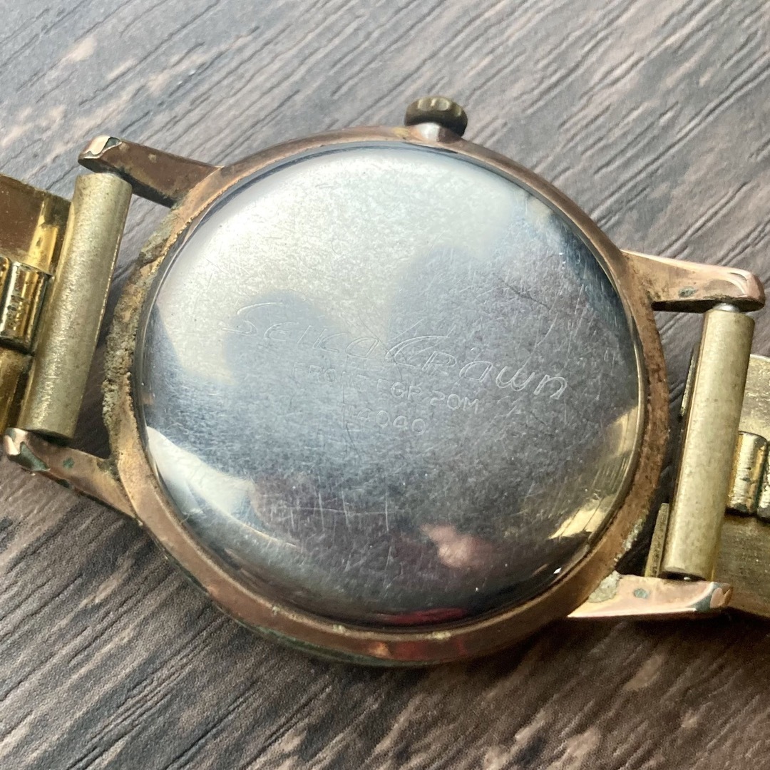 【動作品】セイコー クラウン アンティーク 腕時計 メンズ 1961年 手巻き