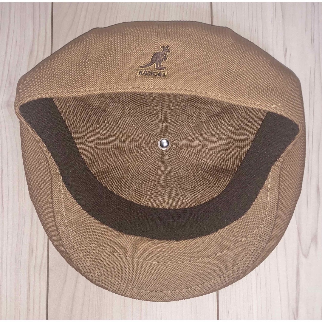 KANGOL(カンゴール)のL 美品 KANGOL ハンチングキャップ ブラウン 茶 カンゴール ベレー帽 メンズの帽子(ハンチング/ベレー帽)の商品写真