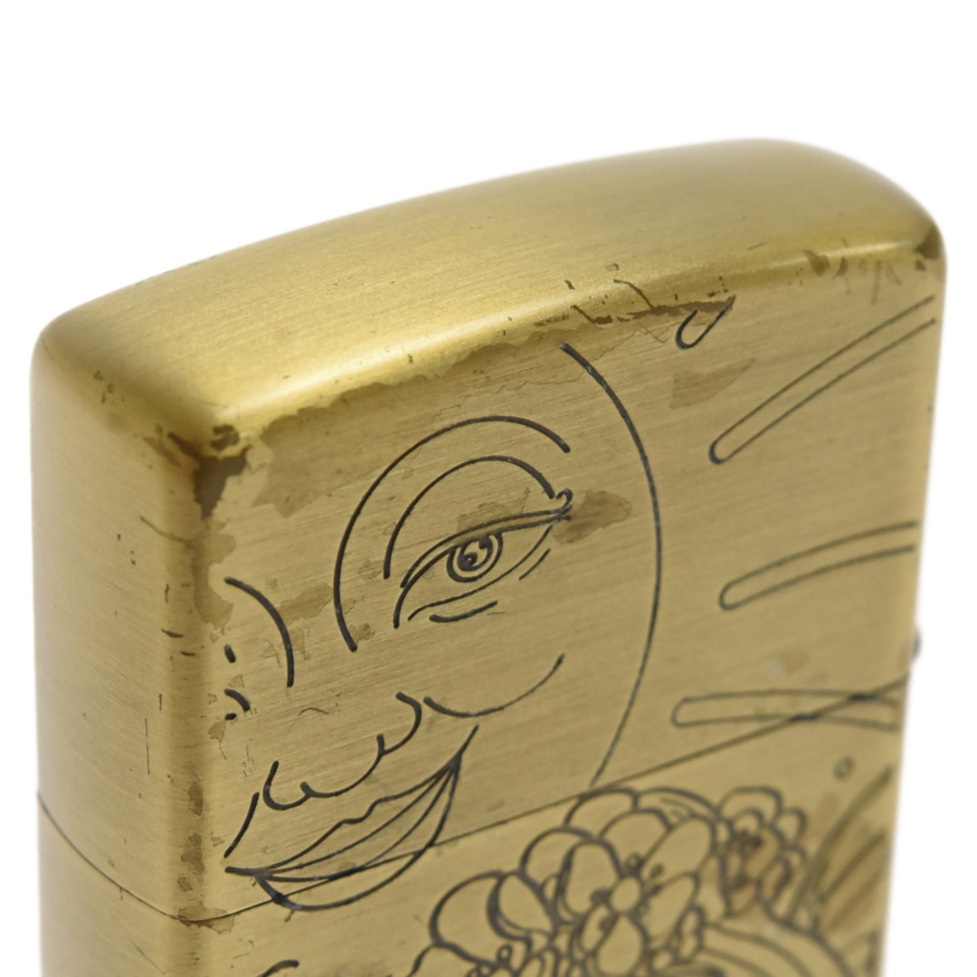 Zippo ジッポ ×ジブリ 猫の恩返し USA製 ドワーフ王＆エルフの女王 ライター ゴールド