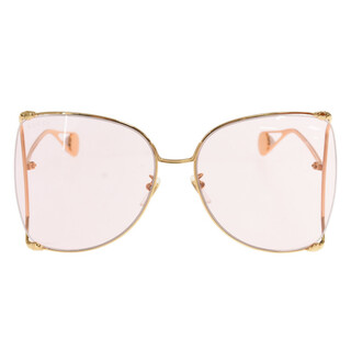 グッチ(Gucci)のGUCCI グッチ butterfly Sunglasses バタフライサングラス ゴールド GG0252S(サングラス/メガネ)