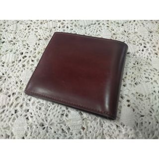 ガンゾ(GANZO)の美品　GANZO　HORWEEN社　２つ折り財布（札＆カード用）(折り財布)