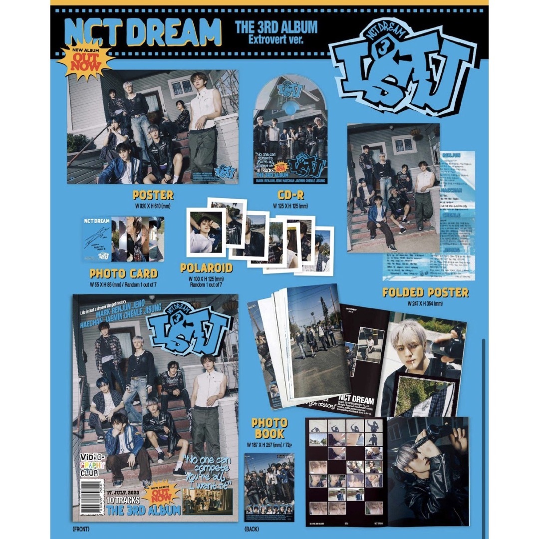 NCT(エヌシーティー)のNCT DREAM ISTJ CD アルバム　新品未開封 エンタメ/ホビーのCD(K-POP/アジア)の商品写真