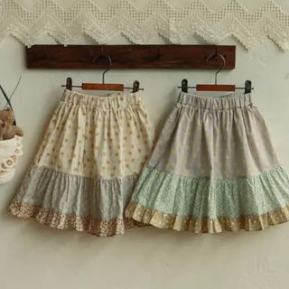 【puella Flo 】 Amande Skirt  9〜13 韓国(スカート)