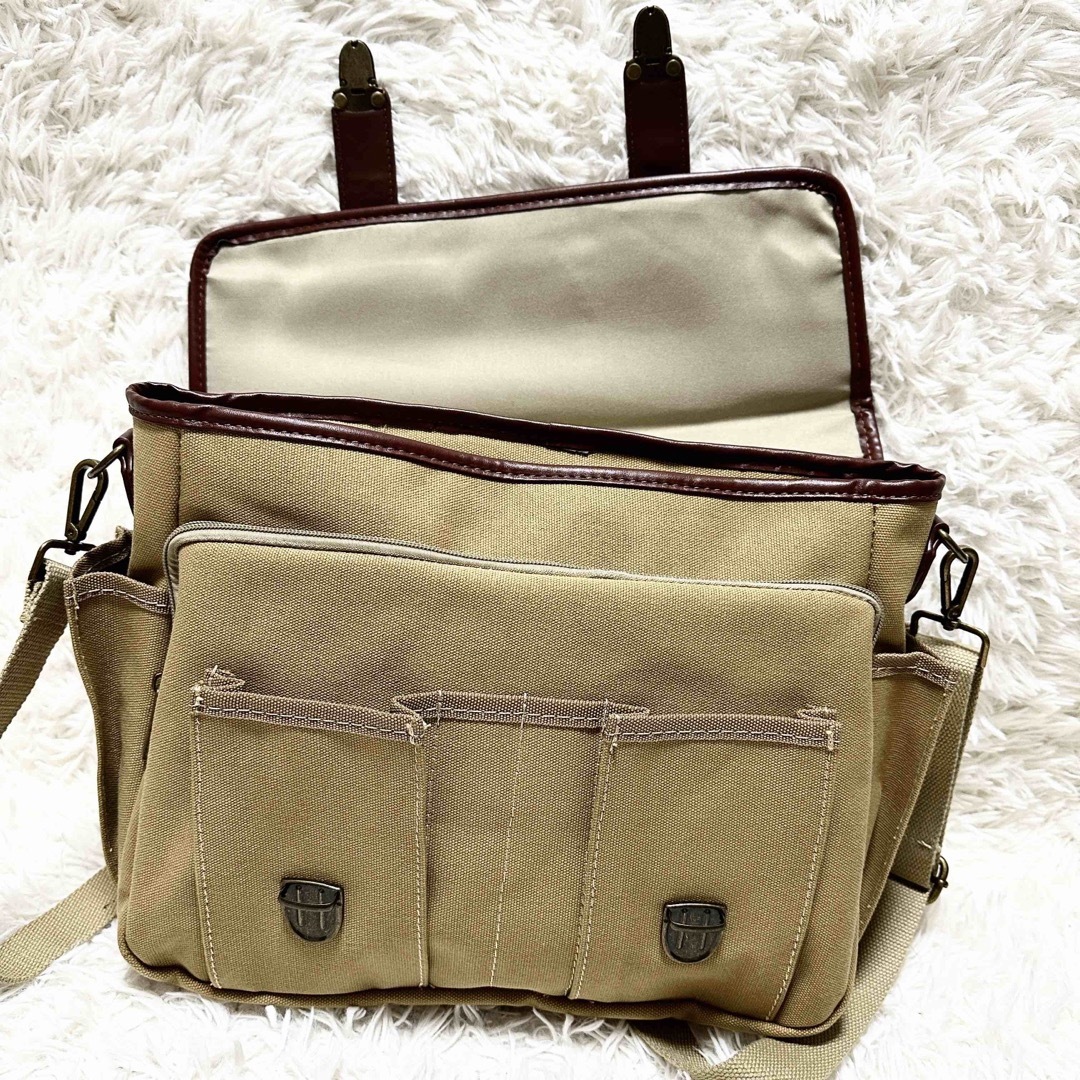 KEMIMOTO バイク 2way サイドバッグ ショルダーバッグ レザー