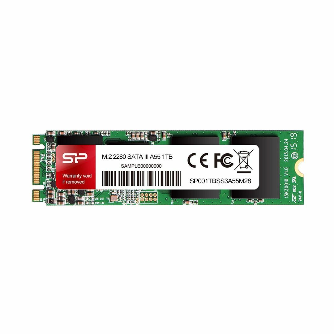 シリコンパワー SSD M.2 1TB 2280 SATA III 3D TLCPC/タブレット