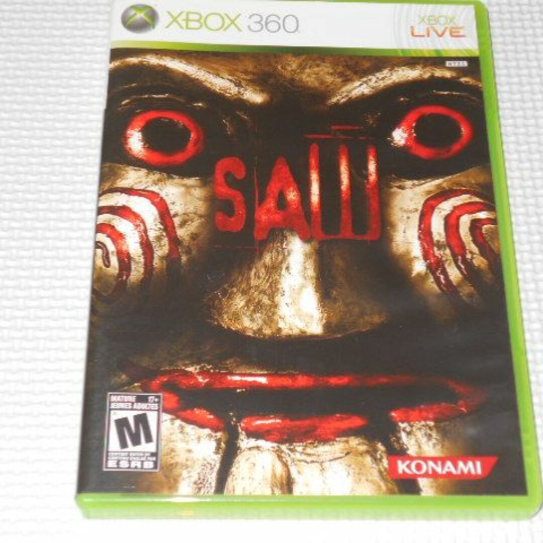 xbox360★SAW 海外版 北米版 ソウ★箱付・説明書付・ソフト付★動作確認家庭用ゲームソフト