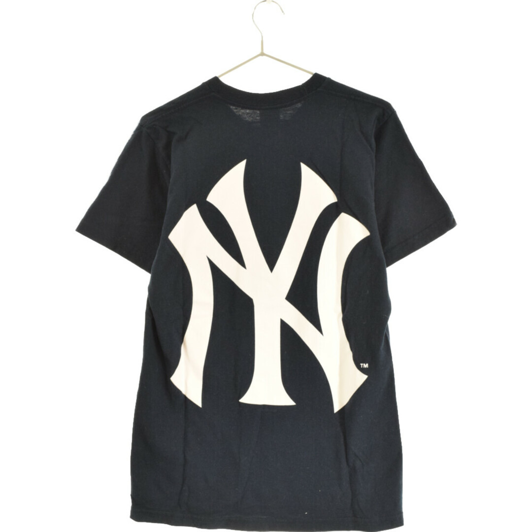 SUPREME シュプリーム 15SS×New York Yankees Box Logo Tee ニューヨークヤンキース ボックスロゴ 半袖Tシャツ カットソー ネイビー