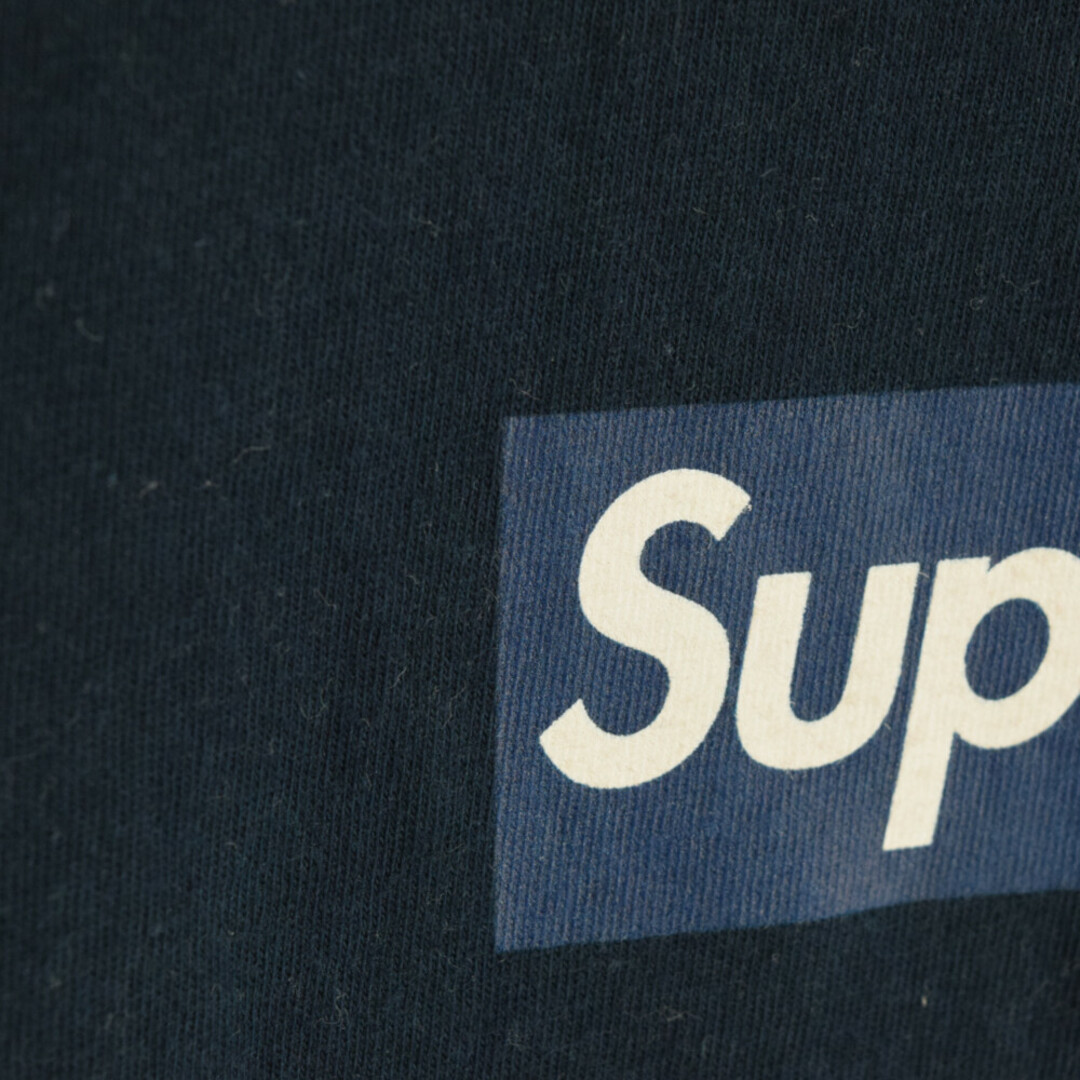 SUPREME シュプリーム 15SS×New York Yankees Box Logo Tee ニューヨークヤンキース ボックスロゴ 半袖Tシャツ カットソー ネイビー