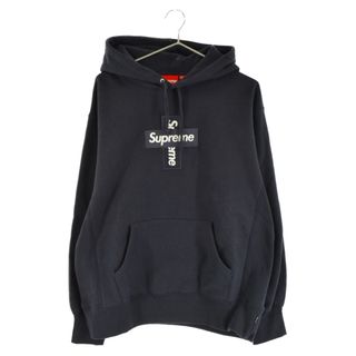 supreme Cross Box Logo フーディー オリーブL　ボゴ