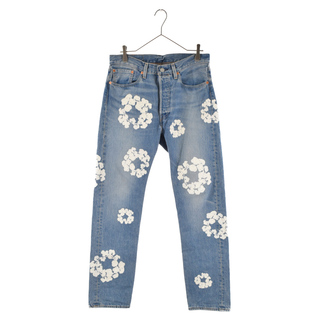 デニムティアーズ DENIM TEARS  Cotton Wreath Jeans フラワープリント501デニムパンツ メンズ 29インチ