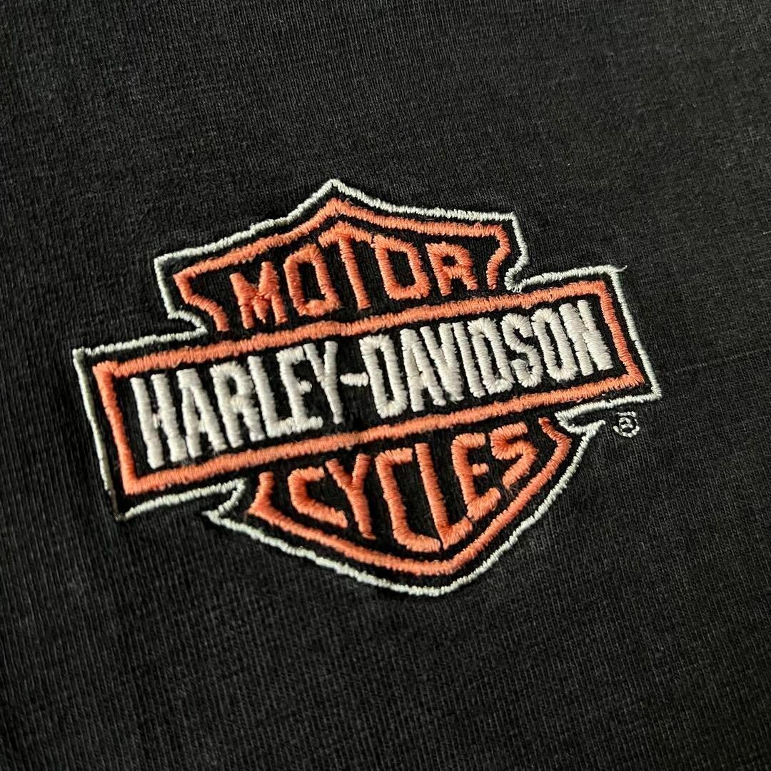 Harley Davidson - ハーレーダビッドソン ロングTシャツ ワンポイント