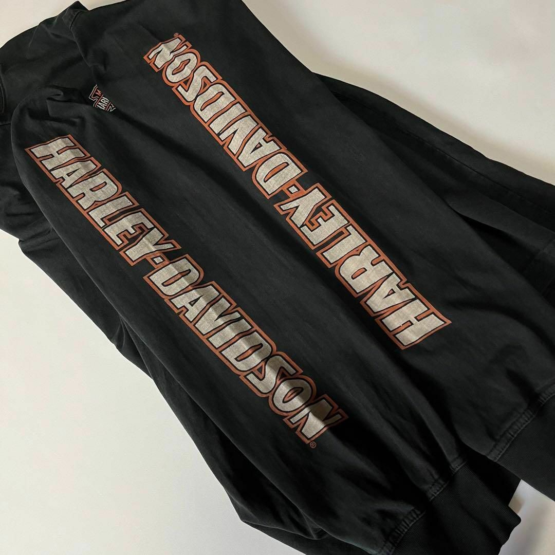 Harley Davidson - ハーレーダビッドソン ロングTシャツ ワンポイント